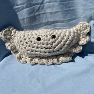 Handmade Large Pierogi Crochet Plush Buddy